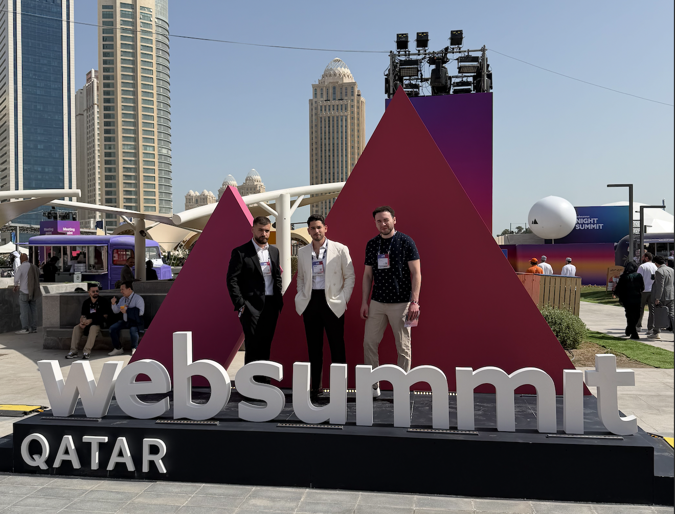 Backstage portrait before a talk
